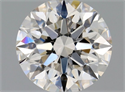 Natural Diamond 0.51 Carats, Round with Excellent Cut, H Color, VVS2 Clarity and Certified by GIA