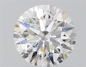 Picture of Natural Diamond 0.73 Carats, Round with Excellent Cut, F Color, SI2 Clarity and Certified by GIA