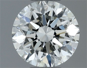 Picture of Natural Diamond 0.50 Carats, Round with Excellent Cut, G Color, VVS2 Clarity and Certified by IGI