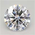 Lab Grown Diamond 3.24 Carats, Round with Ideal Cut, F Color, VVS1 Clarity and Certified by IGI