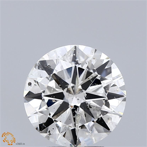 Picture of Natural Diamond 3.01 Carats, Round with Excellent Cut, I Color, I1 Clarity and Certified by IGI
