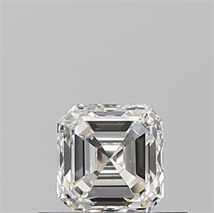 Picture of Natural Diamond 0.50 Carats, Asscher with  Cut, I Color, VS1 Clarity and Certified by GIA