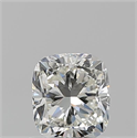 Natural Diamond 0.90 Carats, Cushion with  Cut, I Color, VVS1 Clarity and Certified by GIA
