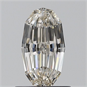 Natural Diamond 0.90 Carats, Oval with  Cut, L Color, VS2 Clarity and Certified by GIA