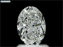 Natural Diamond 1.35 Carats, Oval with  Cut, G Color, SI2 Clarity and Certified by GIA