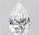 Diamante Natural 0.31 quilates, De pera , Color E, claridad SI1 y certificado GIA