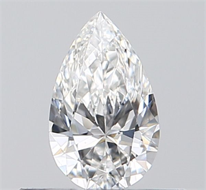 Picture of Natural Diamond 0.31 Carats, Pear with  Cut, E Color, SI1 Clarity and Certified by GIA