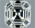 Natural Diamond 1.03 Carats, Asscher with  Cut, I Color, VVS1 Clarity and Certified by IGI