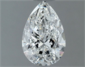 Natural Diamond 0.70 Carats, Pear with  Cut, G Color, VS2 Clarity and Certified by GIA