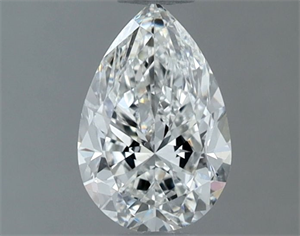 Picture of Natural Diamond 0.70 Carats, Pear with  Cut, G Color, VS2 Clarity and Certified by GIA