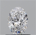 Diamante Natural 0.55 quilates, Ovalado , Color D, claridad SI2 y certificado GIA