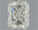 Natural Diamond 0.80 Carats, Radiant with  Cut, J Color, SI1 Clarity and Certified by GIA