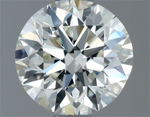 Picture of Natural Diamond 0.80 Carats, Round with Excellent Cut, I Color, VVS2 Clarity and Certified by IGI