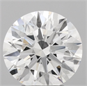 Del inventario de diamantes de laboratorio, 3.08 quilates, Redondo , Color D, claridad VVS2 y certificado IGI