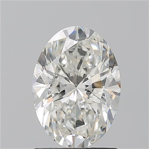 Picture of Natural Diamond 1.50 Carats, Oval with  Cut, I Color, SI2 Clarity and Certified by GIA