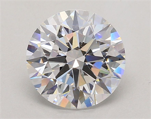 Picture of Lab Grown Diamond 3.02 Carats, Round with Ideal Cut, E Color, VS1 Clarity and Certified by IGI