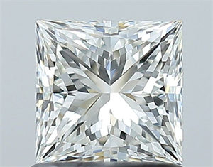 Picture of Natural Diamond 1.01 Carats, Princess with  Cut, I Color, VVS1 Clarity and Certified by GIA