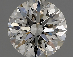 Picture of Natural Diamond 0.81 Carats, Round with Excellent Cut, I Color, SI2 Clarity and Certified by GIA