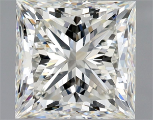 Picture of Natural Diamond 2.51 Carats, Princess with  Cut, I Color, VS2 Clarity and Certified by GIA
