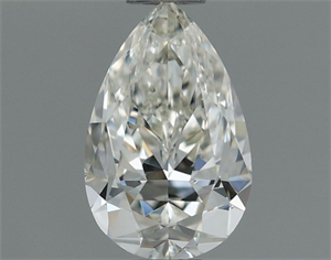 Picture of Natural Diamond 0.50 Carats, Pear with  Cut, I Color, VVS1 Clarity and Certified by IGI