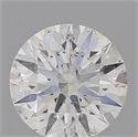 Natural Diamond 0.44 Carats, Round with Excellent Cut, E Color, SI2 Clarity and Certified by IGI