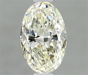 Foto Diamante Natural 0.50 quilates, Ovalado , Color J, claridad VVS2 y certificado IGI de