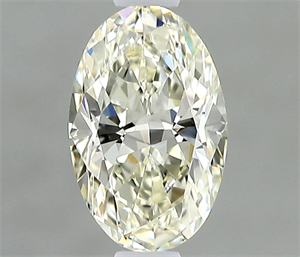 Foto Diamante Natural 0.50 quilates, Ovalado , Color J, claridad VVS2 y certificado IGI de