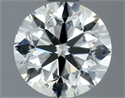 Natural Diamond 1.50 Carats, Round with Very Good Cut, I Color, SI1 Clarity and Certified by IGI