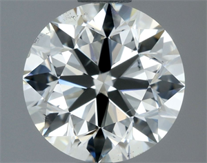 Picture of Natural Diamond 1.50 Carats, Round with Very Good Cut, I Color, SI1 Clarity and Certified by IGI