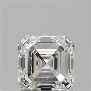 Foto Diamante Natural 1.21 quilates, Asscher , Color I, claridad IF y certificado GIA de