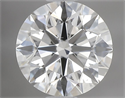 Natural Diamond 1.01 Carats, Round with Excellent Cut, I Color, SI1 Clarity and Certified by GIA