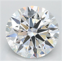 Lab Grown Diamond 3.08 Carats, Round with Ideal Cut, D Color, VVS1 Clarity and Certified by IGI