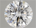 Lab Grown Diamond 1.01 Carats, Round with Ideal Cut, D Color, VS1 Clarity and Certified by IGI