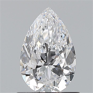 Foto Diamante Natural 0.80 quilates, De pera , Color D, claridad VS2 y certificado GIA de