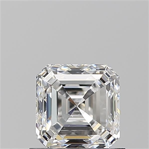 Picture of Natural Diamond 0.90 Carats, Asscher with  Cut, F Color, VS2 Clarity and Certified by GIA