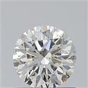 Natural Diamond 0.75 Carats, Round with Excellent Cut, I Color, SI1 Clarity and Certified by GIA