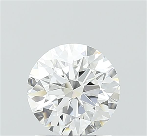 Picture of Lab Grown Diamond 1.03 Carats, Round with Ideal Cut, D Color, VVS1 Clarity and Certified by IGI
