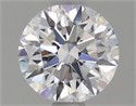 Lab Grown Diamond 1.10 Carats, Round with Ideal Cut, D Color, VVS1 Clarity and Certified by IGI