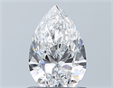 Diamante Natural 0.71 quilates, De pera , Color E, claridad SI1 y certificado GIA