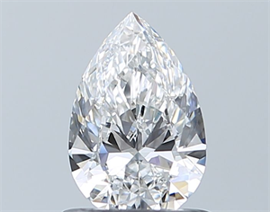 Picture of Natural Diamond 0.71 Carats, Pear with  Cut, E Color, SI1 Clarity and Certified by GIA