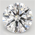 Del inventario de diamantes de laboratorio, 3.76 quilates, Redondo , Color D, claridad FL y certificado GIA