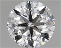 Natural Diamond 1.01 Carats, Round with Very Good Cut, E Color, I1 Clarity and Certified by GIA