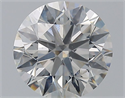 Natural Diamond 1.70 Carats, Round with Excellent Cut, H Color, SI2 Clarity and Certified by GIA
