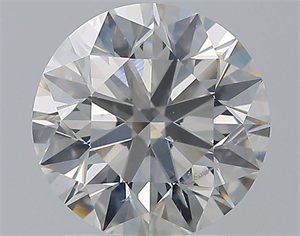 Picture of Natural Diamond 1.70 Carats, Round with Excellent Cut, H Color, SI2 Clarity and Certified by GIA