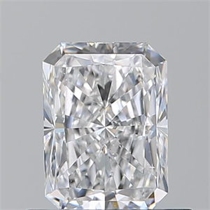 Picture of Natural Diamond 0.70 Carats, Radiant with  Cut, D Color, VS2 Clarity and Certified by GIA