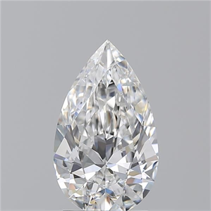 Picture of Natural Diamond 2.02 Carats, Pear with  Cut, E Color, VS1 Clarity and Certified by GIA