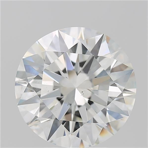 Picture of Natural Diamond 5.05 Carats, Round with Excellent Cut, H Color, SI1 Clarity and Certified by IGI