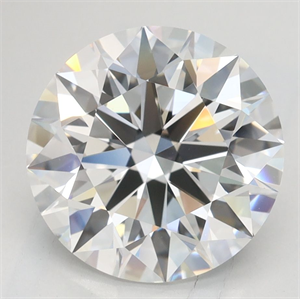Picture of Lab Grown Diamond 3.04 Carats, Round with Excellent Cut, E Color, VVS1 Clarity and Certified by GIA