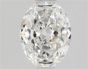Foto Diamante Natural 0.50 quilates, Ovalado , Color E, claridad IF y certificado GIA de