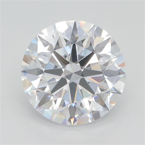 Picture of Lab Grown Diamond 3.76 Carats, Round with Excellent Cut, D Color, VVS1 Clarity and Certified by GIA